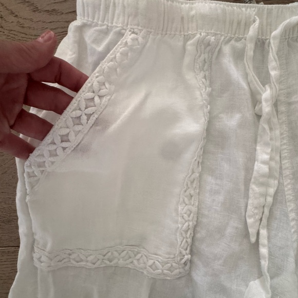 Joie 100% Linen Wide Leg Pants size M - Picture 3 of 8